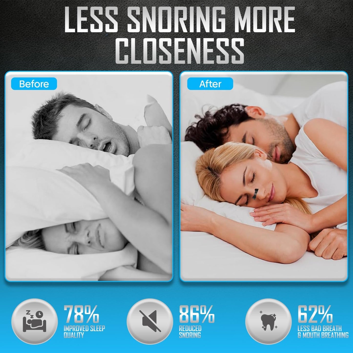 Magnetic Nasal Dilator Strips - Better Breathing for Sleep & Sport