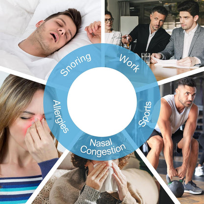 Magnetic Nasal Dilator Strips - Better Breathing for Sleep & Sport