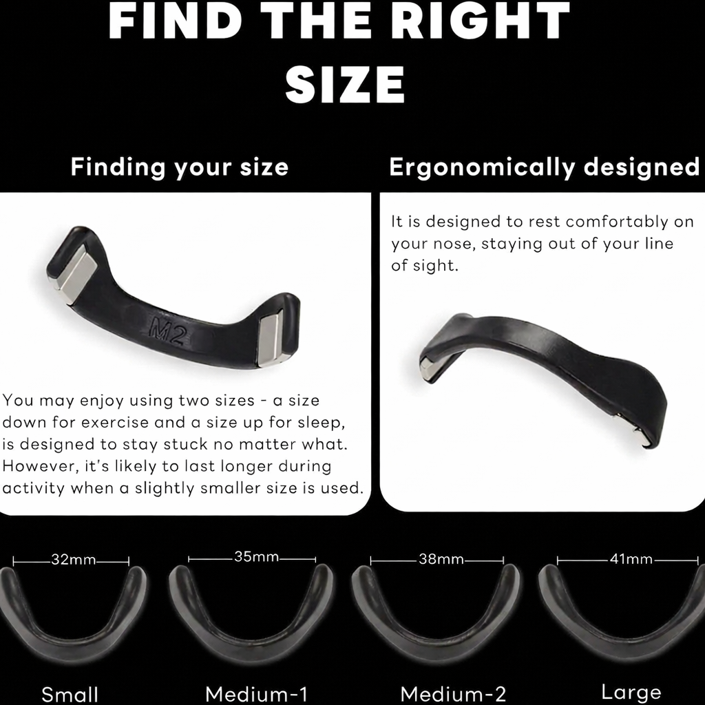 Magnetic Nasal Dilator Strips - Better Breathing for Sleep & Sport